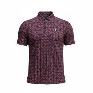 William Murray Brook Lines Golf Polo Men's XL All Over Print Short Sleeve